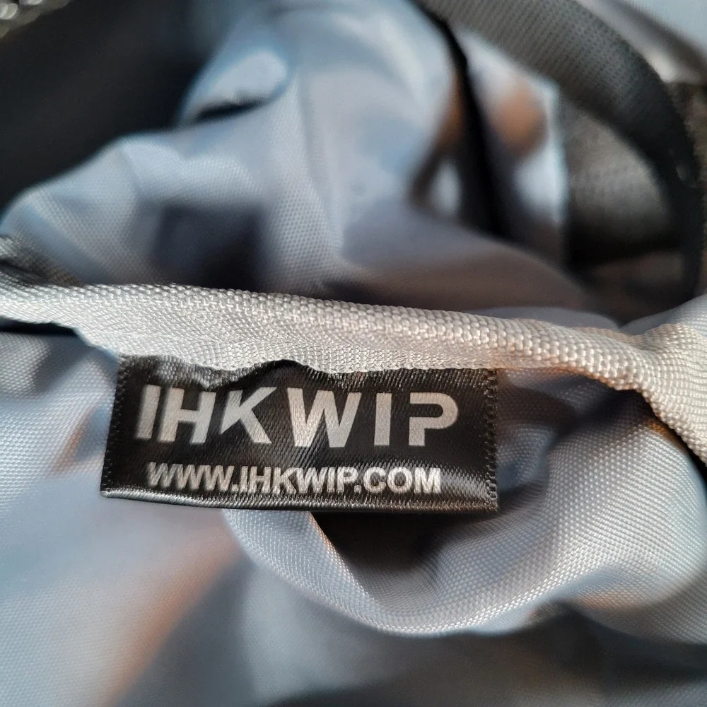 IHKWIP Unisex Packable Duffel Bag Cosmetic Case Toiletry Bag Black Travel Gym